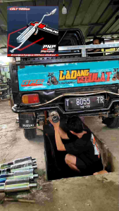 Colt T120ss knalpot pipa lilitan dobel full set