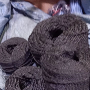 tali tambang hitam 1mm - 3mm buat list jaring burung jaring ayam dll