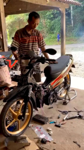 KNALPOT FIZ R STANDAR RACING ORIGINAL APING MUFFLER