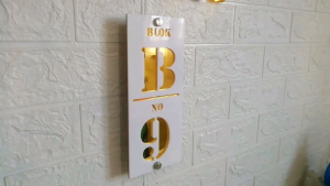 NOMER RUMAH MINIMALIS MODER AKRILIK TIMBUL 2 LAYER | NOMOR RUMAH MEWAH| PAPAN NOMOR RUMAH