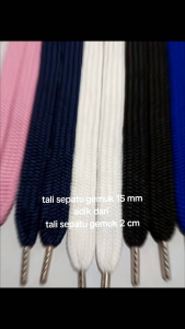 Tali Sepatu Gemuk 15mm Adikgemuk Flat AGLET