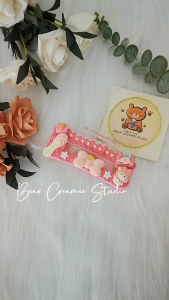 Ready Stock Sanrio Melody DIY Hair Clip 现货 美乐蒂奶油胶抓夹 DIY手作品