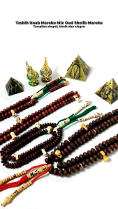 Tasbih Unab Maroko Mix Oud Sholib Putih Maroko