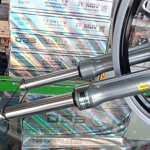Shock depan standar DBS 8906 Series shock matic Beat Scoopy Vario old Mio J Mio GT Mio sporty Mio smile Mio M3 Vario 110/ Vario 125/150 Shock depan merek timbul komplit produk terbaru dari DBS BY MGV.