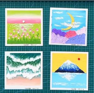 CTD Professional Oil Pastel Paper 200gsm Drawing Paper Pad Anti-warp Art Supplies for Students Artist Quality Sketch Book A4/A5 50 Sheets Premium Grade Painting Paper Color Paper