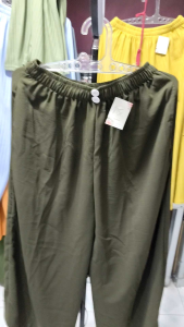 Celana kulot crinkel kancing big size super jumbo bb 100kg