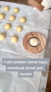 Termurah Produk Top Cetakan Donat Kayu Jati Belanda Ukuran 6cm