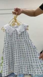 4~8yrs Girl’s Fashion Summer Cuties Flowers Sleeveless Dress 4~8岁韩系女童夏季花式连衣裙新款女童洋气裙