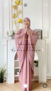 Ghafiran Kaftan Jumbo Lebaran Wanita Terbaru Bahan Ceruty Babydoll