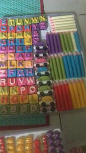 Cokelat Karakter Buah-buahan Kecil isi 45 pcs