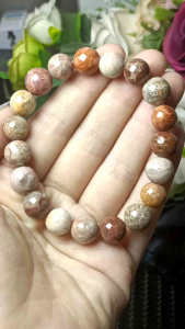 Coral Stone Jade Bracelet 10mm 珊瑚玉手串10mm