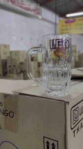 ✅(1ชุดได้2ใบ มีคลิปรีวิว) แก้ว แก้วน้ำ แก้วใส แก้วกินเบียร์ แก้วเบียร์ลีโอ” LG116 มีหูจับ ถนัดมือไม่หล่น ชนแก้วได้ทั้งคืน รีบใช้งาน พร้อมจัดส่งด่วน (1216211220)