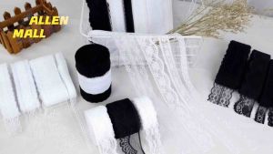 (5yards/roll) Black Lace Trim RibbonEyelet Lace Fabrics With 38 Types Assorted Pattern For Sewing Handmade DIY crafts