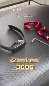 zontes 368G 350E Alloy Key Remote Control Cover Protection Decoration Moto Motorcycle Product(one set key chain)