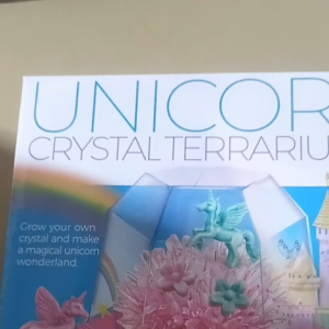 4M UNICORN CRYSTAL TERRARIUM - 03923