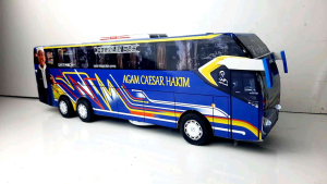 Mainan Bus Telolet Basuri Sudiro Tungga Jaya Draka miniatur bis stj Draka Mobil Mainan Hadiah anak