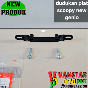 dudukan plat nomor depan SCOOPY NEW SCOOPY BAN DONAT GENIO MODEL MINIMALIS