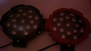 Lampu Sorot Lampu Kerja Led Cree 51 Watt 17 Mata 12-48 Volt Full Aluminium