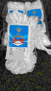 benang nilon putih dua diamon benang nilon 210/21/18 benang serbaguna murah harga grosir