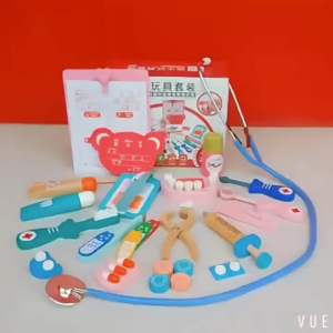 Hộp đồ chơi Bác sĩ khám bệnh bằng gỗ đẹp nhiều chi tiết cho bé tập khám bệnh đóng vai bác sĩ