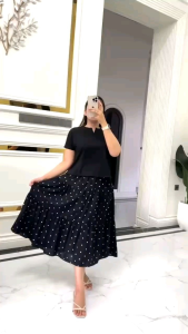 SETROK ABELLA//ONESET ROK ANNISA RAYON PREMIUM //SETELAN ROK MOTIF BUNGA