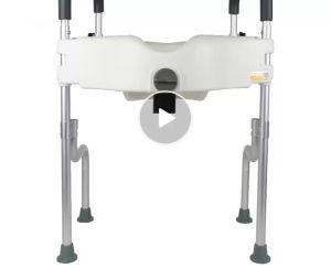 TOILET RAISED SEAT G842: [🇸🇬GETS] ♿️TOILET RAISED SEAT WITH FOUR-LEGS SUPPORT & OPTIONAL SUCTION CUPS