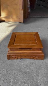 Đế Vuông Gỗ Hương – Kệ Trưng Bày Tượng/Chậu Cảnh Cao Cấp