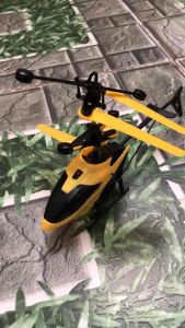 เฮลิคอปเตอร์บินได้ บังคับด้วยฝ่ามือ เสียบชาร์จด้วยสาย USB Helicopter Flying Induction Aircraft