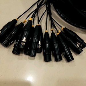 Kabel Snake isi 12chanel Komplit + Konektor Jack XLR Male-Female 15meter