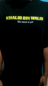 KAOS KHALID BIN WALID VOL 2 katun combed 30s