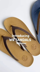 Sandal Jepit Pria Dewasa Distro Karet Kuat dan Awet Original Asli Anti Slip CAMOU WR COFFE