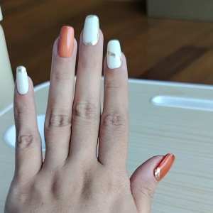 (FREE TOOLKIT ) 10 PCS PRESS ON NAILS. HANDMADE NAILS SIZE S