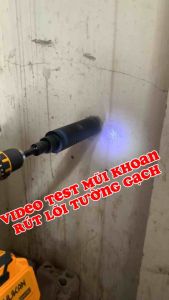 Mũi khoan Rút lõi Khô Φ56 - Φ63 Dài 250mm