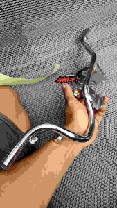 BESI STEP PIJAKAN FOOTSTEP DEPAN RXKING RX KING CROM TEBAL