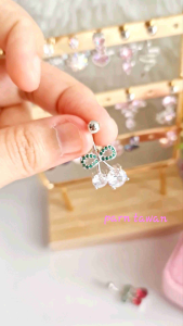 จิวสะดือเชอรรี่ สวยมากกก สีเชอรรี่ สวยสุดๆๆ งานสแตนเลสแท้ ใส่อาบน้ำได้ไม่เป็นสนิม