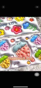 3D three-dimensional mat bathroom diatom mud absorbent mat toilet toilet door entry carpet non-slip mat