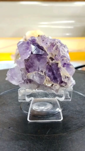 Natural Brazil High Gred Amethyst Crystal Druzy Ornament BAA02
