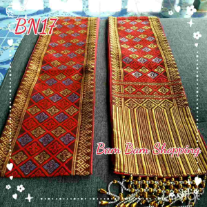 ผ้าสไบ ผ้าสไบทอลายยกดอก สไบขิดลาว ผ้าเบี่ยง สไบชุดไทย สไบชุดพื้นเมือง 🔥🔥🔥 ผ้าฝ้ายทอลาย สวยๆ เข้าใหม่จ้า 🌸🌸 สวยทุกลาย ขนาดกว้าง 14-15 ซ.ม. ยาว 2 เมตร 💕 เเบบมีชายผ้าระบายหรือชายลูกปัดติ้งติ้ง สไบขิด ผ้าสไบทอลายแบบยกดอก