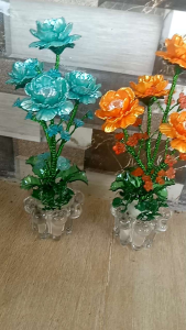 Bunga Hias Akrilik Mawar Mutiara: Desain & Dekorasi Interior