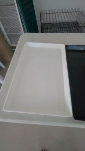 ถาดพลาสติก เนื้อหนา ขนาดเล็ก Tss(52cmx32cm) มีทั้งขาว ดำ