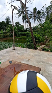 Bola Voli Nassau New Premium Jahit Empuk Volleyball Volly Foli Poli