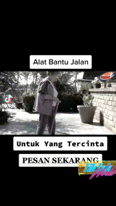 TONGKAT LIPAT ALAT BANTU JALAN MURAH DENGAN SENTER (BISA COD) VIRAL