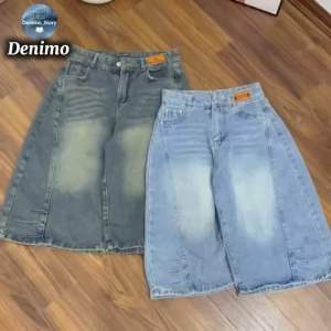Quần Jeans Lửng Phong Cách Hàn Quốc