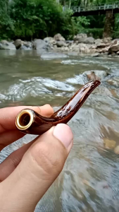 Pipa Batok Kelapa Tempurung Kekinian Premium Kerajinan Kayu