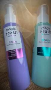 Inaura magic fresh hair & body fragrance inaura parfum rambut & body inaura magia fresh scentforia Allure Inaura magia fresh scentforia Charm magic fresh scentoria Dazzle