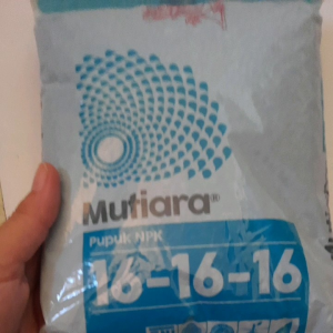 PUPUK NPK MUTIARA 161616 1kg asli kemasan pabrik Pupuk Nitrogen Berkualitas Pupuk Untuk Tanaman Efektif - Lazada