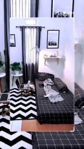 SPREI AESTHETIC KOREAN STYLE UKURAN 180x200 DAN 120x200 / SPREI MOTIF KOTAK-KOTAK ESTETIK ALÁ KOREA