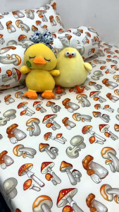 SPREI KARAKTER KARTUN MOTIF CAT BOBBY BAHAN KATUN HALUS UK 180X200 KING DAN 120X200 SINGLE