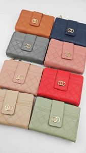 Korean Design New Embossed Process Cardholder Coinpurse Short Mini Wallet