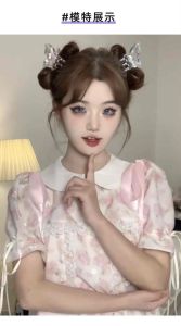 กิ๊กหนีบเล็กแบบคริสตัลทรง ผีเสื้อ ติดวิกเส้นผม ใช้ง่าย KP-06